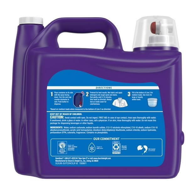 Xtra Big Bottle Tropical Passion, 172 Loads Liquid Laundry