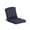 Sky, variant on Goodgoods 20" x 21.5" Indoor & Outdoor Deep Seat Chair Cushions with Fasteners, Water & Fade Resistant, Midnight