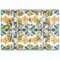 thumbnail image 1 of Metal Light Switch Plate Cover Elegant Orange Kiwi Lemon Tile Pattern TIL007, 1 of 13