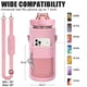 thumbnail image 1 of Deporte botella de agua cubierta de neopreno con correa de senderismo al aire libre (rosa) Likrtyny Para estrenar, 1 of 8
