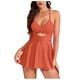 thumbnail image 2 of Augper Women's 2025 Spring Fashion Swim Skirt Solid Color Large Size Suspender Swim Skirt, 2 of 7