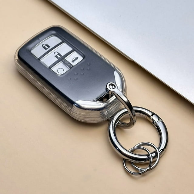 Car Key Fob Cover Case Protector Transparent For Honda Key Fob Cover for Accord Civic 10th Gen Odyssey & More