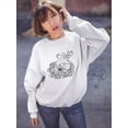 thumbnail image 2 of Vintage Camera Sketch . Sweatshirt Women -Image by Shutterstock, Female 4X-Large, 2 of 4