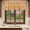 Turmeric Pumpkin Orange, variant on Boho Orange Valances for Windows, Decorative Rod Pocket Window Valance Curtains, Country Style Bohemian Floral Retro Tribal Short Curtain Drapes for Kitchen/Living Room, 2 Panels, 60" W x 18" L