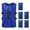 Dark blue, variant on Elowen Soccer Pinnies Kids Numbered Football Bibs, Polyester Quick Drying Soccer Jerseys Team Training Practice Sports Vest Fit for Football, Basketball, Volleyball, Hockey