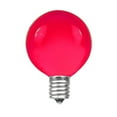 thumbnail image 2 of Novelty Lights 25 Feet Pink G40 Globe Outdoor Patio String Lights, Green Wire, 2 of 6