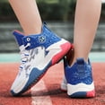 thumbnail image 3 of Basketball Shoes Kids Boys Girls Sneakers Outdoor Running Shoes Boys Comfortable High Top Basketball Shoes (Little Kids/Big Kids), 3 of 5