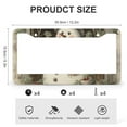 thumbnail image 3 of License Plate Cover Snowman And Holly License Plate Cover Frame 2 Pcs Set Christmas Metal License Plate Frames for US Standard Vehicles for Women Men, 3 of 6