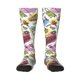 thumbnail image 1 of Fotbe America Landmarks1 Calcetas Divertidas Estampadas para Hombre y Mujer, Calcetas de Algodón hasta la Rodilla para Caminar, Correr, Enfermería y Embarazo, 1 of 6