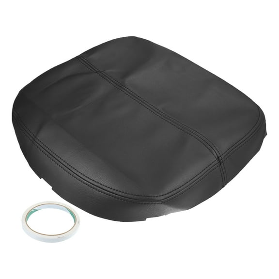 Unique Bargains 1Pcs Microfiber Leather Center Console Lid Armrest Cover Black for Cadillac Escalade 2007-2014