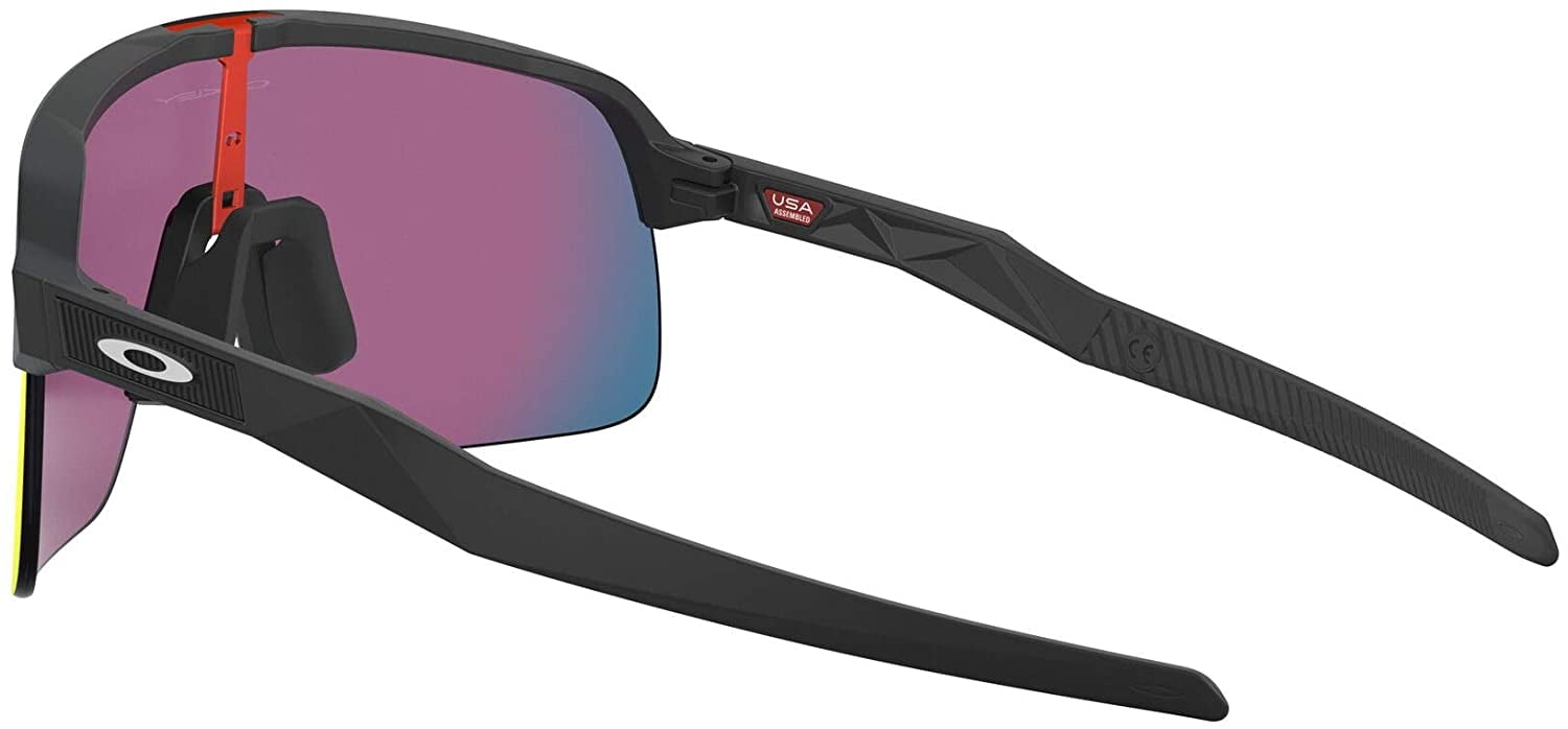 Oakley Mens Oo9463a Sutro Lite Low Bridge Fit Rectangular Sunglasses Matte Black/Prizm Road 39 Millimeters