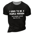 thumbnail image 1 of Men's T-shirt T-shirts Graphic Text Pool3D Printing Street Casual Short Sleeve Printed Clothing Basic S, 1 of 4