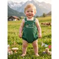 thumbnail image 5 of BemeyourBBs Baby Boy Girl Summer Clothes Baby Girls Boys Newborn Hospital Going Home Outfit Bubble Romper Overalls New to the Club Golf-themed Embroidered Sleeveless Jumpsuit Overall Playsuit, 5 of 9