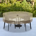 thumbnail image 4 of Table Cover, Round Table and Chair Set Cover, Outdoor Table Cover for Balcony Tables, Outdoor Dining Tables, Sofas, or Lounge Chairs, 4 of 11