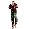 thumbnail image 5 of SwiftWear Christmas Matching Onesies for Couples and Family Zipper Hooded Adult Jumpsuit Long Sleeve Pajamas Slim Fit Homewear, 5 of 6