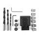 thumbnail image 1 of 15Pcs Woodworking Oblique Hole Locator Black Wood Board Connection Installation Tool 15°, 1 of 5