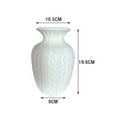 thumbnail image 3 of ​​ZCSKFIN Modern Wheat Ear Ceramic Floor Vase, Handmade Style Farmhouse Decor for Dried and Fresh Flowers, Large White Vase for Living Room and Entryway Display​​, 3 of 7