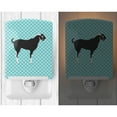 thumbnail image 2 of Black Bengal Goat Blue Check Ceramic Night Light, 2 of 2