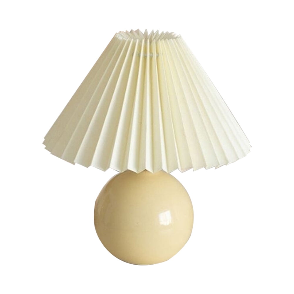 1/2X Vintage Pleated Lamp Shade Table Light Lampshade Wall Lamp Cover 