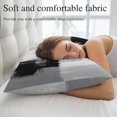 thumbnail image 5 of Black Grey Pillow Covers 12"x20", Abstract Geometric Color Block Oil Painting Soft Brushed Microfiber Breathable Throw Pillow Covers, Decorative Pillowcase with Zipper for Couch Sofa Bedroom, 5 of 9