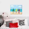 thumbnail image 4 of Naloa Gnomes On The Beach Print Canvas Bathroom Wall Art,Bathroom Wall Art Decoration, Canvas Poster Prints,Decorative Paintings for Living Room, Bathroom, Kids Room, 4 of 6