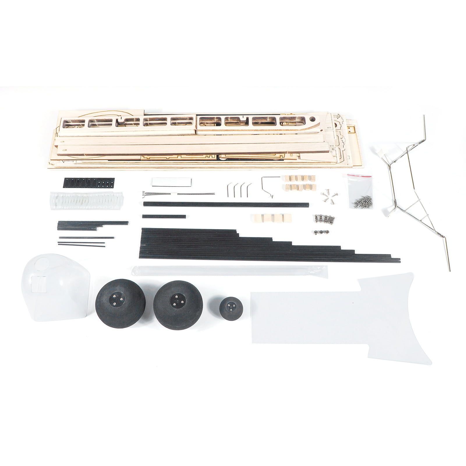Control  S38 Savage Bobber 1000mm Wingspan Balsa Wood Remote Control Airplane KIT/ KIT+Power Combo - KIT+Motor+ESC+Servo+Prop+Film Pack
