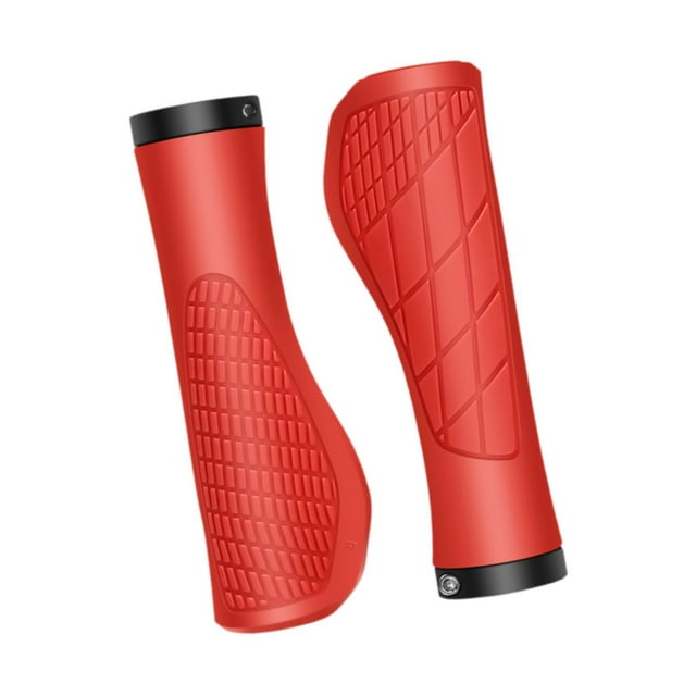 2x Puños de manillar de bicicleta Puños de manillar de bicicleta para bicicletas de carretera deportivas Rojo