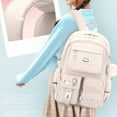 thumbnail image 6 of 17" Carry-On Laptop Backpack, College & Travel Daypack, 17.72" Travel Backpack, Flight Approved, Multi-Pocket, With Luggage Strap, Meiiso, 6 of 9