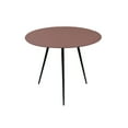 thumbnail image 3 of Handmade Iron Round Tray Rust Color Side Table, 3 of 3
