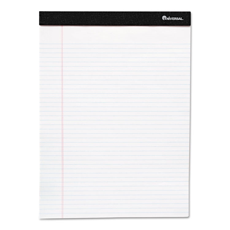 Universal Premium Ruled Writing Pads White 5 x 8 Legal Rule 50 Sheets