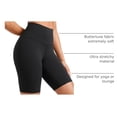 thumbnail image 4 of Shorts CRZ YOGA Butterluxe tiro alto 20 cm negro M, 4 of 5