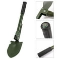 thumbnail image 3 of Survival Shovel for Emergency Preparedness, Versatile Military Shovel with 4-in-1 Functionality, Durable High-Carbon Steel for Camping, Backpacking, Fishing, Hunting, Snow, 3 of 8