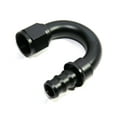 thumbnail image 3 of 10 Pieces Of BLACK AN12 12AN AN-12 180 Degree Push On/ Push Lock Hose End Fitting Adapter BLACK AN12 12AN AN-12 180 Degree Push On/ Push Lock Hose End Fitting Adapter, 3 of 7