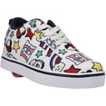thumbnail image 2 of HEELYS Girls Pro 20 Prints Wheels Skate Sneaker Shoes White/Multi Print, Numeric_1, 2 of 5
