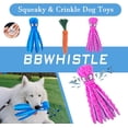 thumbnail image 2 of Juguetes chirriantes para perros Pulpo: juguetes de peluche arrugados para la dentición de cachorros, juguetes interactivos duraderos para masticar perros pequeños a medianos que entrenan y reduc, 2 of 5