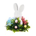 thumbnail image 4 of Figura de animal, obra de arte, estatua de conejo de Pascua para sala de estar, pasillo y dormitorio Estilo C, 4 of 9