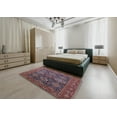 thumbnail image 5 of Ahgly Company Machine Washable Indoor Square Industrial Modern Rosy Pink Area Rugs, 7' Square, 5 of 7