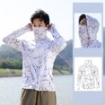 thumbnail image 3 of Nmnitkp UPF 50 Long Sleeve Men Hoodie Cool & Breathable Sun Protection Shirts for Men Performance Fishing Hoodie with Face Mask Sunblock Shirt Hooded Long Sleeve, 3 of 5