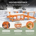 thumbnail image 4 of WestinTrends Malibu Patio Outdoor Coffee Table – 35" All-Weather Poly Lumber Adirondack Porch Table, Orange, 4 of 14