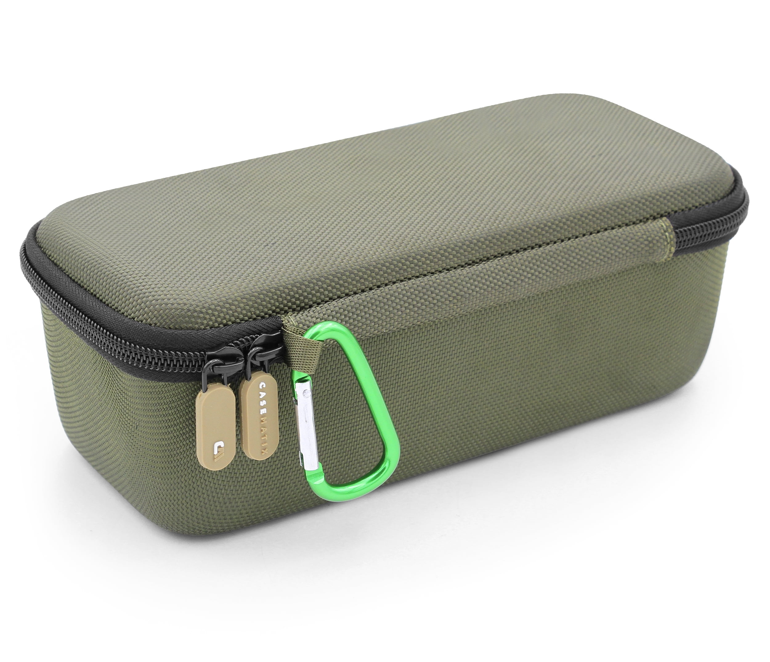 CASEMATIX CB Radio Case for Portable CB Radios by Midland 2 Way Radio, Cobra Handheld CB Radios, Uniden Handheld CB Radio and More, Includes Green Universal Radio Case Only