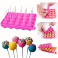 thumbnail image 2 of Juego de moldes for paletas de silicona de 40 piezas for hornear pasteles, chocolate y dulces, viene con 20 varillas, 8,9" x 7,76", 2 of 5