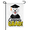 Garden Flag-5, variant on Congrats Grad Samoyed Garden Flag 12×18in Double Sided Linen Graduation Ceremony Fade Resistant Weatherproof Decor For Outdoor Yard Lawn Patio Home