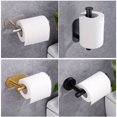 thumbnail image 1 of Portarrollos de papel higiénico de acero inoxidable para pared, sin perforaciones, para baño, 1 of 2