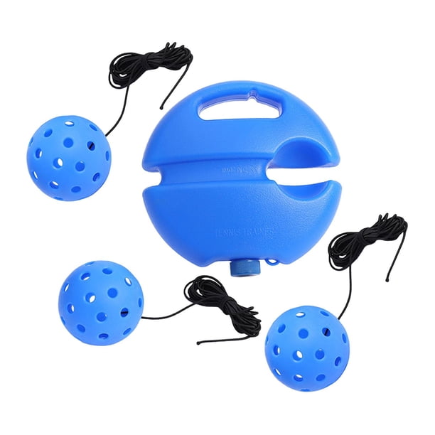 Entrenador de Pickleball, reboteador de Pickleball con bola de Pickleball, Pickleball portátil con 3 bolas azules