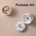 thumbnail image 5 of Pill Cutter For Small Pills 1/4, Crusher Tablet Into Half Or Quarter, Hidden Safety Blade Portable Pill Splitter Box For Going Out Or Traveling, 5 of 5