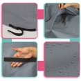 thumbnail image 7 of COVERS&ALL Sandbox Cover 12 Oz Waterproof - Sandpit Cover 100% Weather Resistant with Metal Grommets (Grey, 45.5" W x 45.5" D x 8" H), 7 of 7