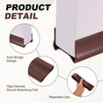 thumbnail image 3 of Uxcell Under Door Draft Stopper, Thickened Double Side Door Blocker, White, 3 of 7