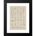 thumbnail image 2 of Frank Chouteau Brown 18x24 Black Modern Framed Museum Art Print Titled - Width Proportions of Modern Roman Capitals (1902), 2 of 5