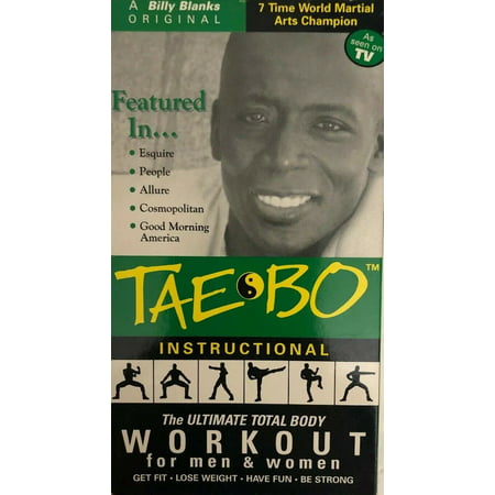 TAE BO INSTRUCTIONAL ULTIMATE TOTAL BODY WORKOUT EXERCISE w/ BILLY BLANKS