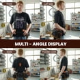 thumbnail image 6 of MELOTOUGH Fully Elastic 2 inch Wide X back Heavy Duty Men Adjusted Tradesperson Suspender, 6 of 9
